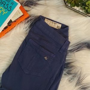 Rag & Bone Blue Skinny Jeans